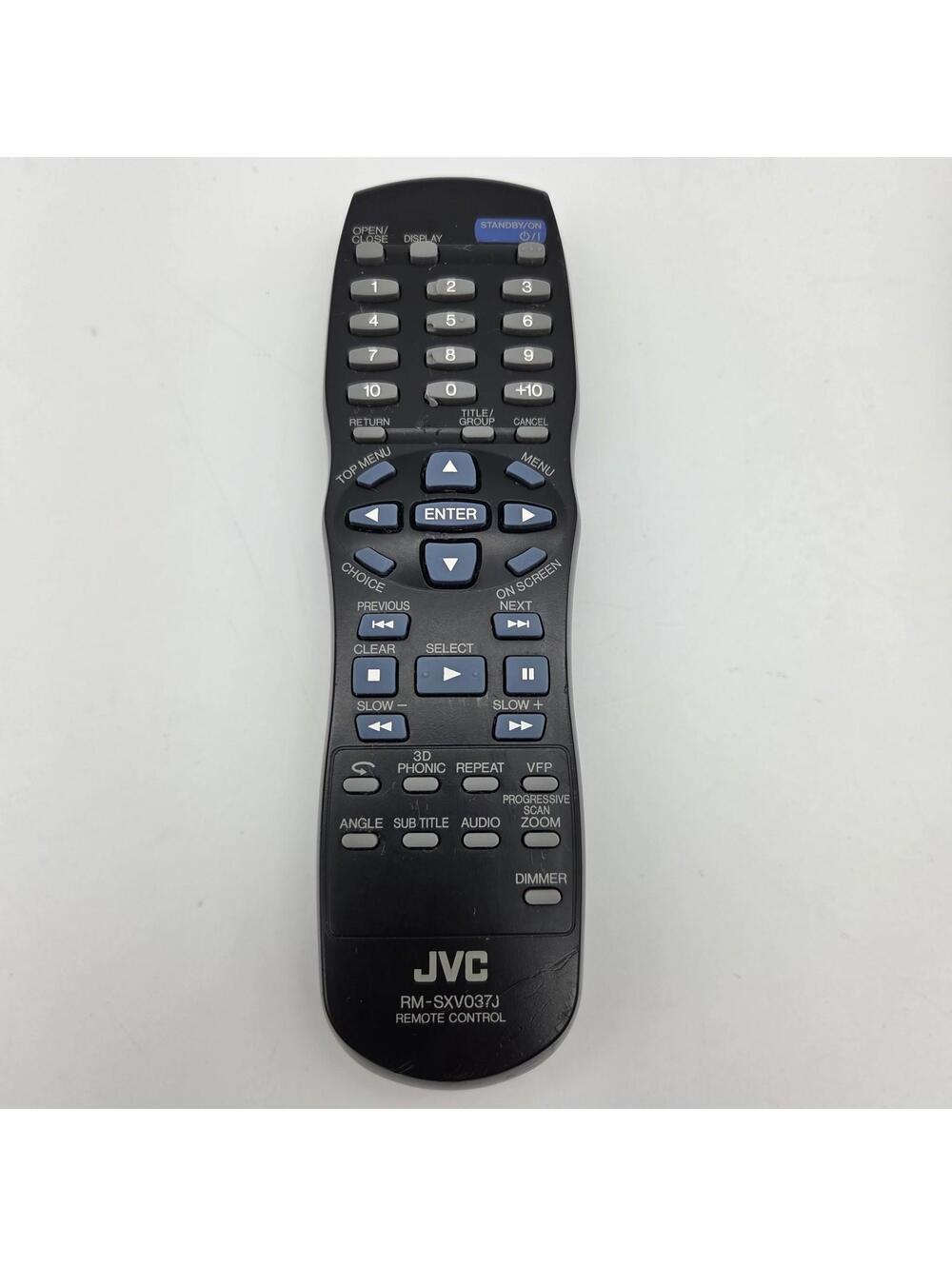 Genuine JVC RM-SXV037J Remote Control for XVN40BK/XVN44SL OEM Tested Has Wear